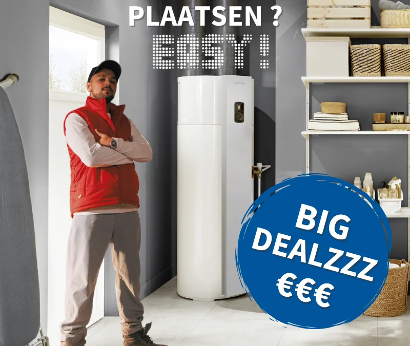 Actie warmtepompboiler bij Easykit