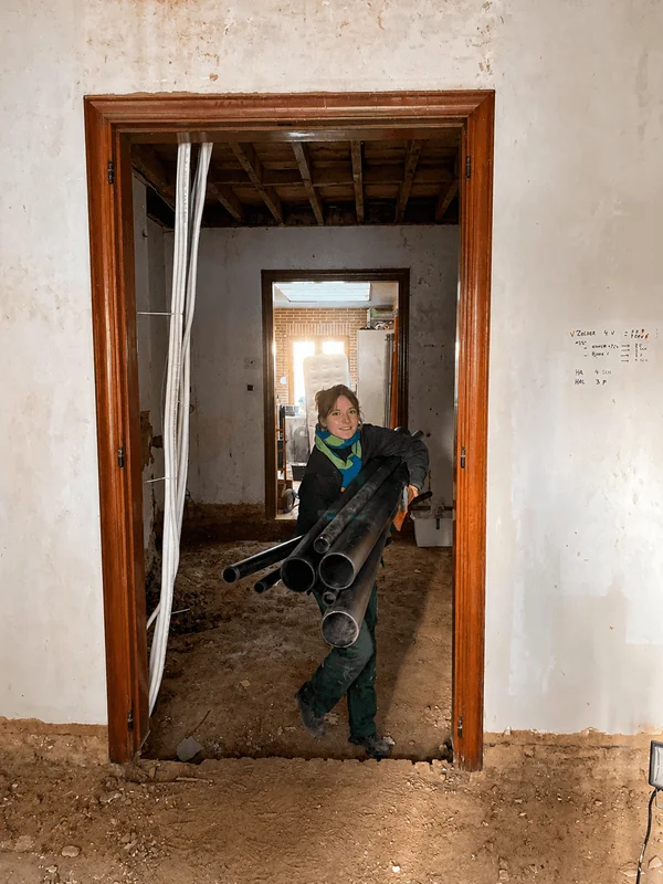 Eline renoveert haar woning zelf met begeleiding van Easykit