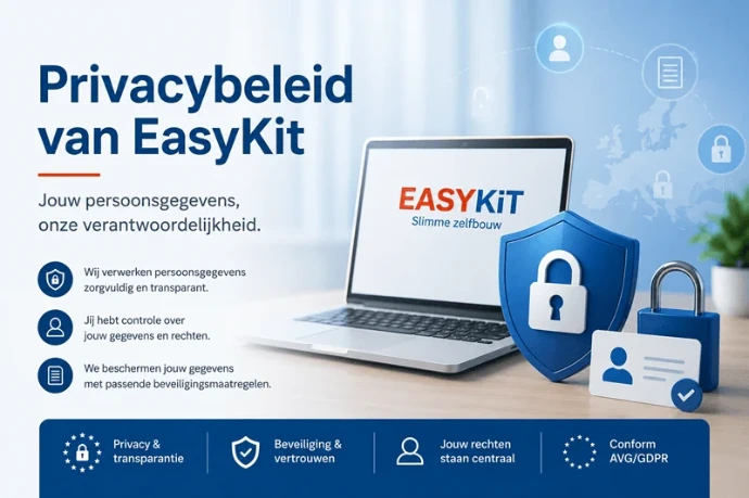 Privacybeleid van Easykit over persoonsgegevens en privacyrechten