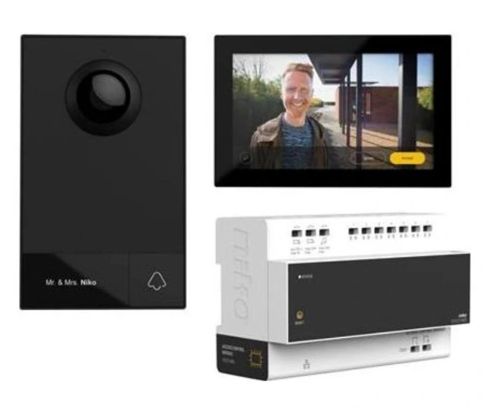 Niko videofoon voor toegangscontrole aan een woning