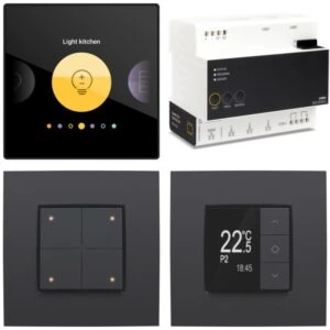 Niko Home Control onderdelen voor een domotica-installatie